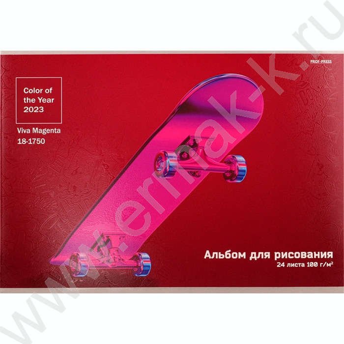 Альбом д/рисования 24л "Viva magenta" ассорти | Фото 1