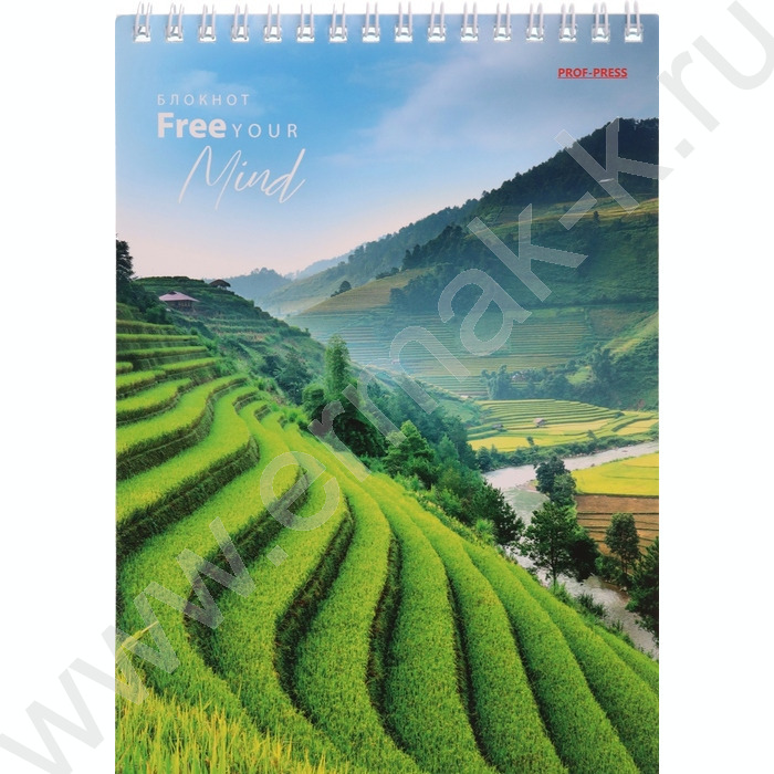 Блокнот  40л А5 спираль "Живописные просторы" ассорти | Фото 3