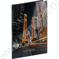 Зап. книжка 120л А4 тв.обл. "Ночная жизнь города" /глянц.лам/ | Фото 2