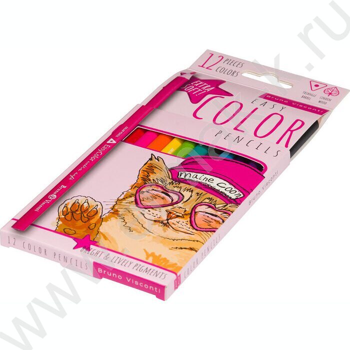 Карандаши  12цв Easycolor | Фото 2