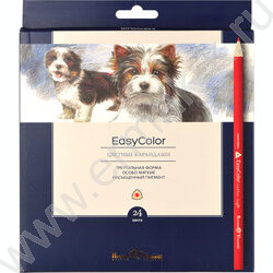Карандаши  24цв Easycolor | Фото 1
