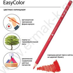 Карандаши  24цв Easycolor | Фото 6