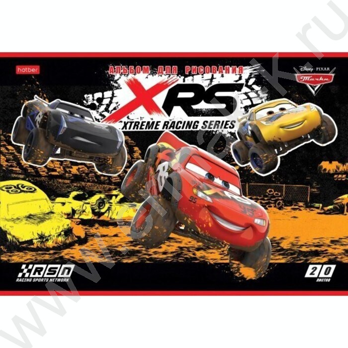 Альбом д/рисования 20л "Тачки-( DISNEY)" 5видов | Фото 2