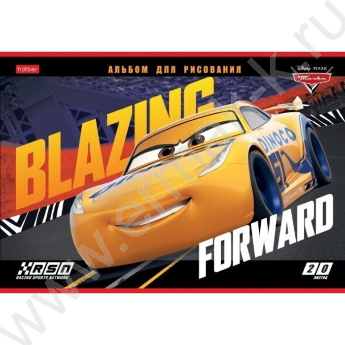 Альбом д/рисования 20л "Тачки-( DISNEY)" 5видов | Фото 5