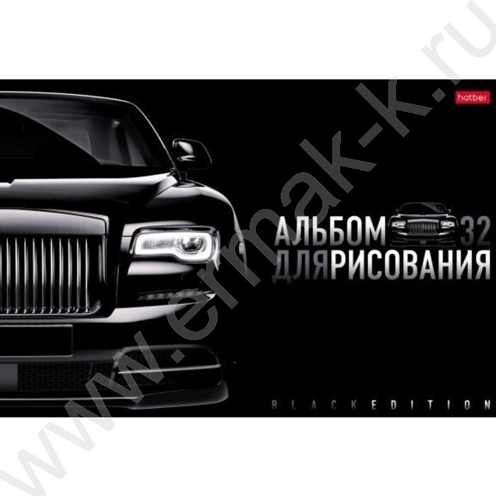 Альбом д/рисования 32л "Black Edition" /глянц.лам./ 5видов | Фото 1