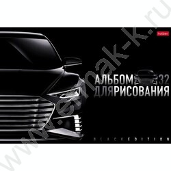 Альбом д/рисования 32л "Black Edition" /глянц.лам./ 5видов | Фото 5
