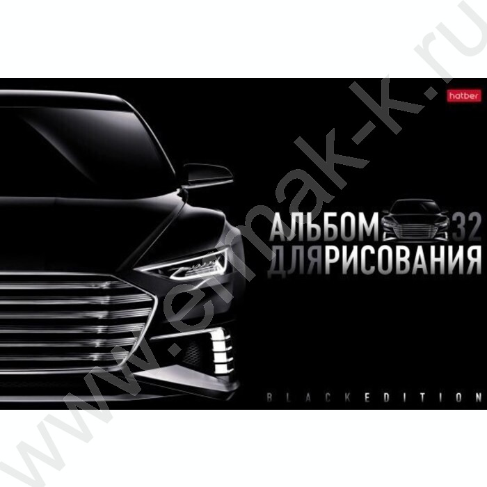 Альбом д/рисования 32л "Black Edition" /глянц.лам./ 5видов | Фото 5
