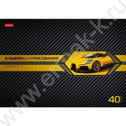 Альбом д/рисования 40л "AutoCarbon" /лак/ 5видов | Фото 3