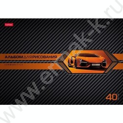 Альбом д/рисования 40л "AutoCarbon" /лак/ 5видов | Фото 5