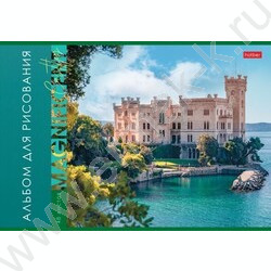 Альбом д/рисования 48л "Великолепные замки" ассорти | Фото 4