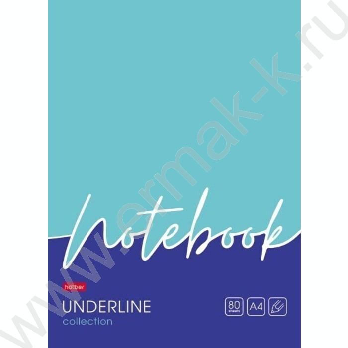 Бизнес-блокнот  80л А4 5-цв.блок/тв.обл /глянц. лам. "Underline" | Фото 1