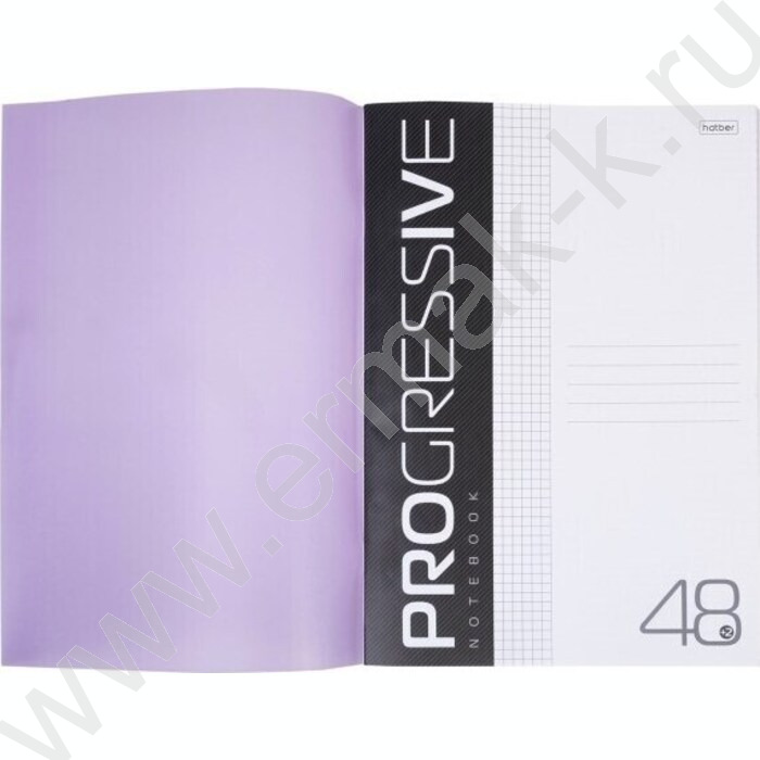 Тетрадь  48л А4 клетка/пл.обл. "PROGRESSIVE Фиолетовая" | Фото 2