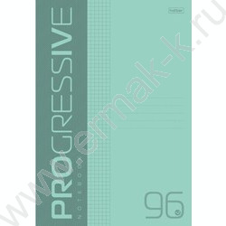 Тетрадь  96л А4 клетка/пл.обл. "PROGRESSIVE Бирюзовая" | Фото 1