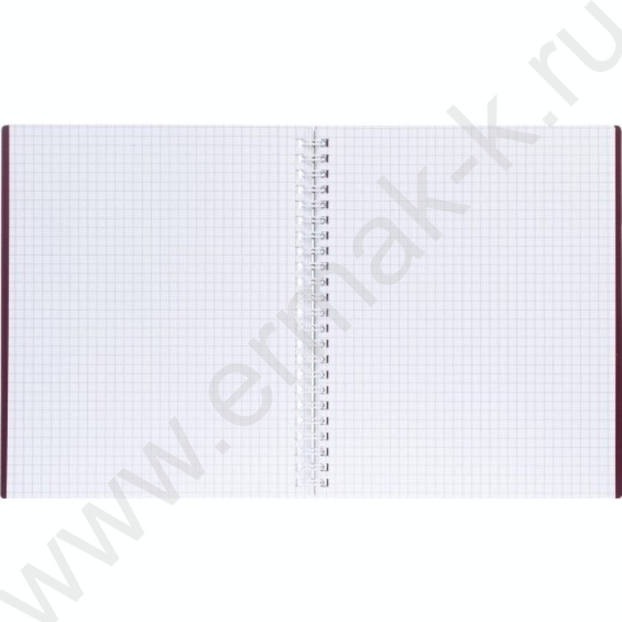 Тетрадь  80л клетка/спираль/пластик.обл. "VELVET  Бордо" | Фото 2