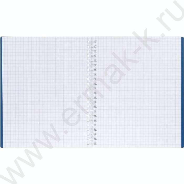 Тетрадь  80л клетка/спираль/пластик.обл. "CANVAS  Синяя" | Фото 2