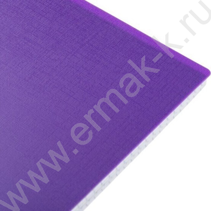 Тетрадь  80л клетка/спираль/пластик.обл. "CANVAS  Фиолетовая" | Фото 3