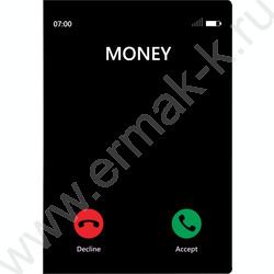 Обложка д/паспорта ПВХ "Money" | Фото 1