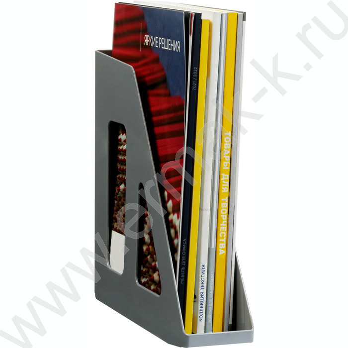 Лоток вертикальный литой "Актив" /серый /ширина 70мм | Фото 3