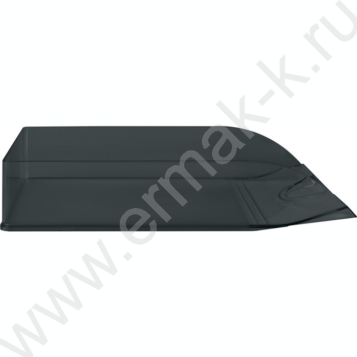 Лоток горизонтальный литой "Дельта" /тонированный черный | Фото 2