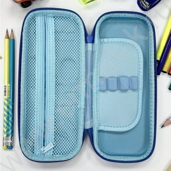 Пенал б/наполн. 1молния "ROBOT" 3D /пластик EVA /ассорти | Фото 2