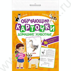 Обучающие карточки.Домашние животные | Фото 1
