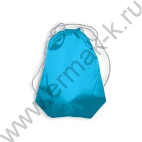 Сумка д/обуви 420*340 серебристый шнурок "Голубая"  