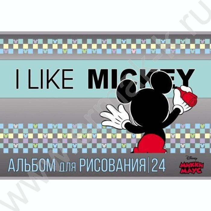 Альбом д/рисования 24л "Минни Маус" /металлизиров. картон, выб лак/ | Фото 4