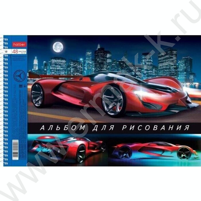 Альбом д/рисования-спираль 48л "Я художник, я так вижу" /перфорация / 4вида | Фото 1