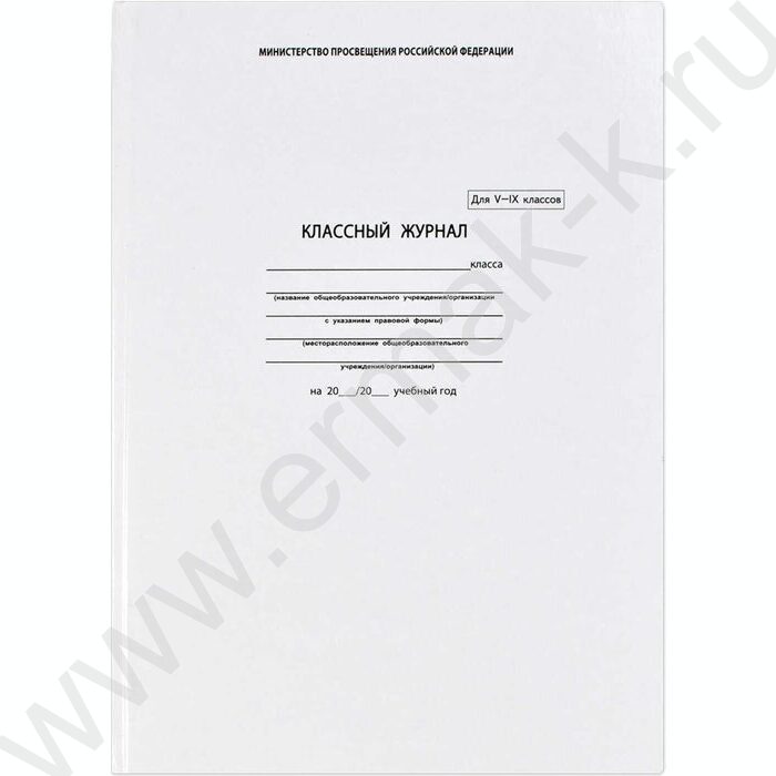 Классный журнал  5-9 класс А4 | Фото 2
