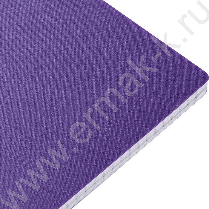 Тетрадь  80л А4 клетка/спираль/пластик.обл./многоуров.перфорация/ "CANVAS  Фиолетовая" | Фото 2