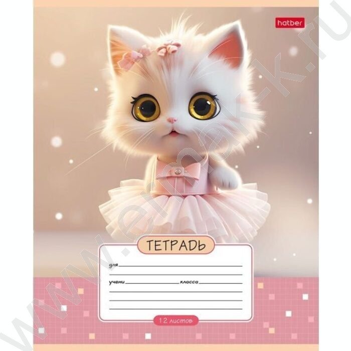 Тетрадь  12л клетка "Мы-котики!" 5видов | Фото 2