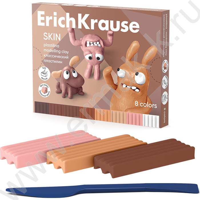 Пластилин   8цв 144г Классический Skin /+стек | Фото 1