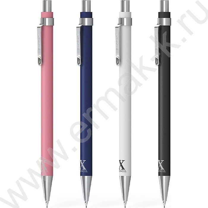 Карандаш механический 0,5мм "X" с ластиком ассорти | Фото 1