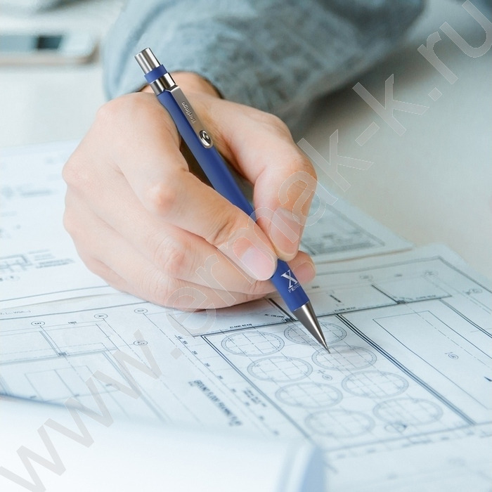 Карандаш механический 0,5мм "X" с ластиком ассорти | Фото 8