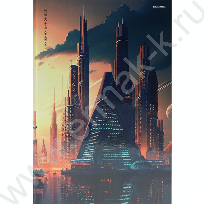 Зап. книжка 160л А4 тв.обл. "Высотки мегаполиса-1" /глянец/ | Фото 1