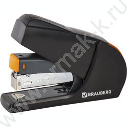 Степлер №24/6-26/6  25л пластик, черно-оранжевый "Easy Press" /энергосберегающий | Фото 1