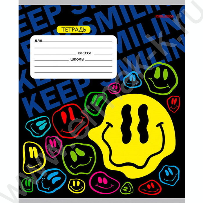 Тетрадь  12л линейка "Crazy smile" 5видов | Фото 4