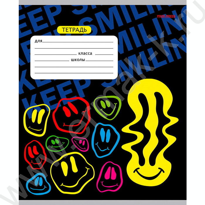 Тетрадь  12л линейка "Crazy smile" 5видов | Фото 5