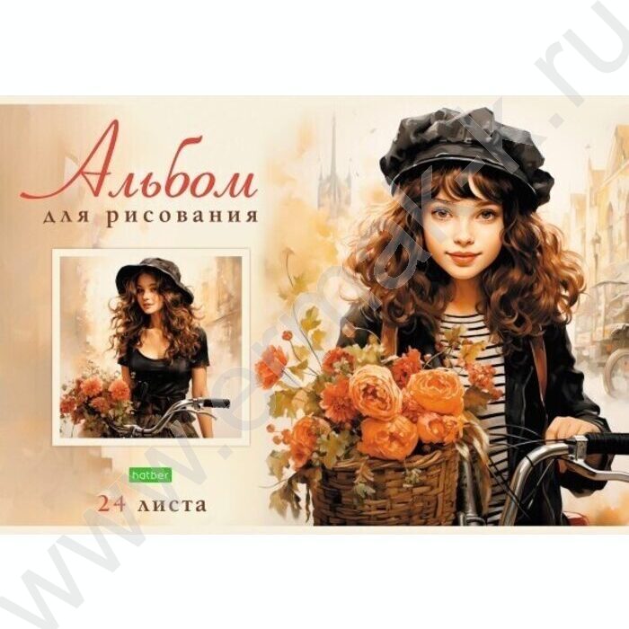 Альбом д/рисования 24л "Прекрасные цветочницы" 5видов | Фото 5