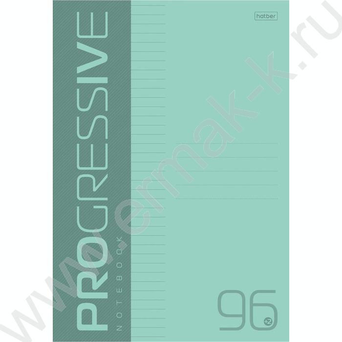 Тетрадь  96л А4 линейка/пл.обл. "PROGRESSIVE Бирюзовая" | Фото 1