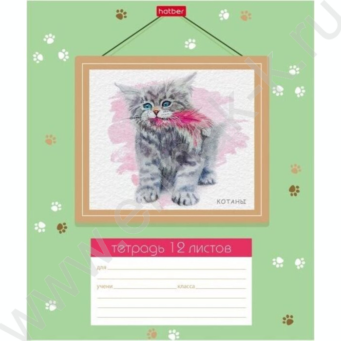 Тетрадь  12л линейка "Котаны" 5видов | Фото 2