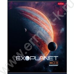 Тетрадь  80л клетка "Exoplanet" /глянц. ламин. /5видов | Фото 3
