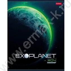Тетрадь  80л клетка "Exoplanet" /глянц. ламин. /5видов | Фото 4