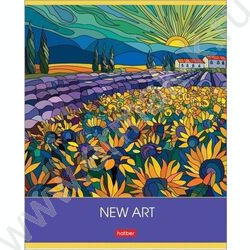 Тетрадь  80л клетка "New art" /глянц ламин./тиснение/ 5видов | Фото 3