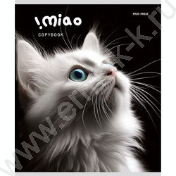 Тетрадь  48л клетка "Чёрно-белые котики" ассорти | Фото 5