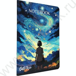 Блокнот  Gatto Rosso. в линию "Звёздный Notebook.Загадай желание" | Фото 1