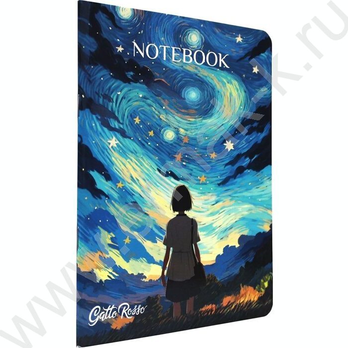 Блокнот  Gatto Rosso. в линию "Звёздный Notebook.Загадай желание" | Фото 1
