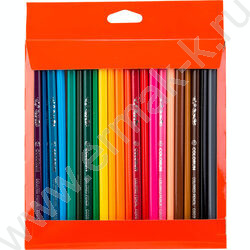Карандаши  24цв ColoRun тополь /трехгранные /европодвес | Фото 3