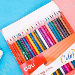 Карандаши  24цв ColoRun тополь /трехгранные /европодвес | Фото 7