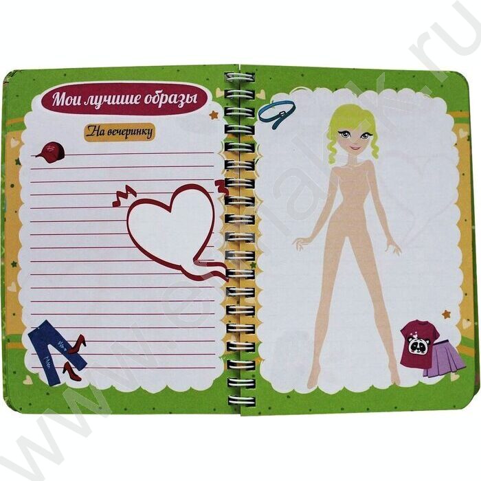 Модный блокнот на гребне Зеленый | Фото 4